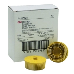 ROLOC BRISTLE DISCS-YELLOW 2" 80